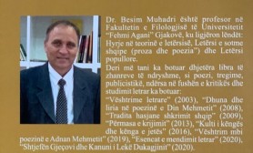 Universiteti “Fehmi Agani” në Gjakovë boton tekstin universitar “Hyrje në teorinë e letërsisë” të prof. asoc. dr. Besim Muhadrit